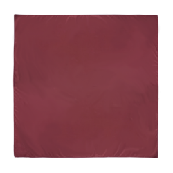 Plain square burgundy 89x89