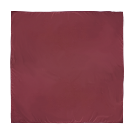 Plain square burgundy 89x89