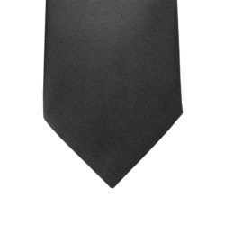 Cravate classique noire