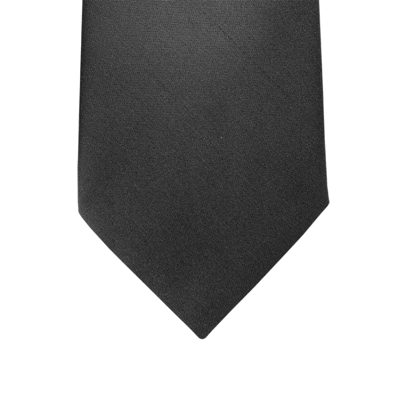 Cravate classique noire