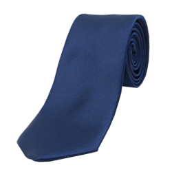 Cravate classique bleu marine