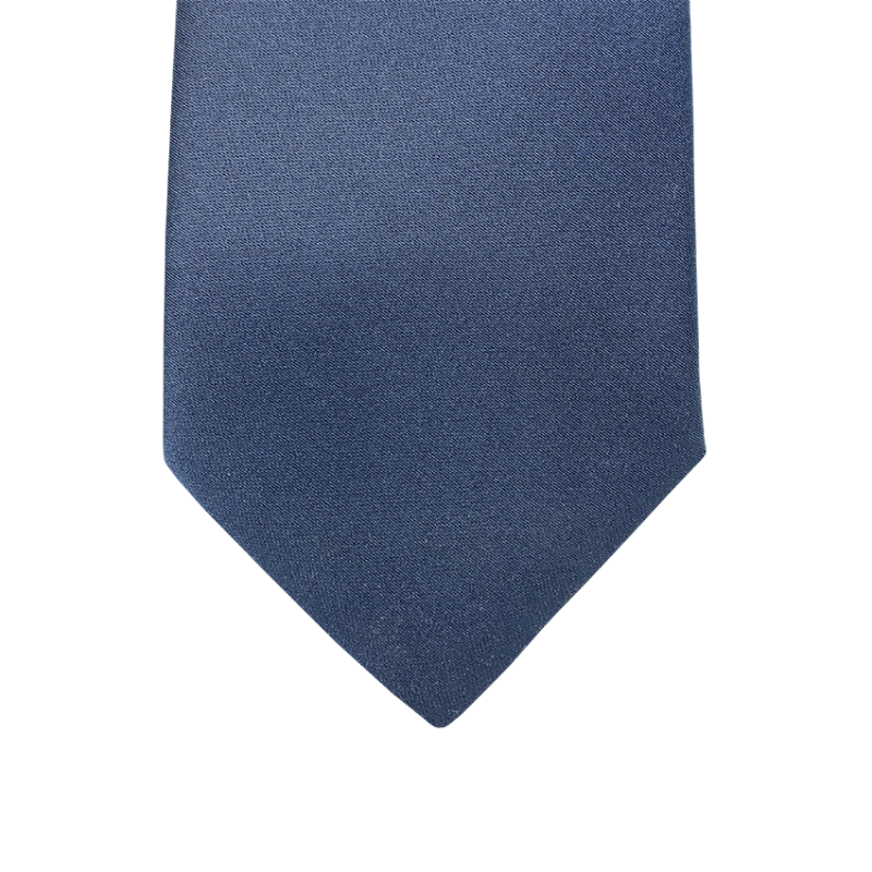 Cravate classique bleu marine