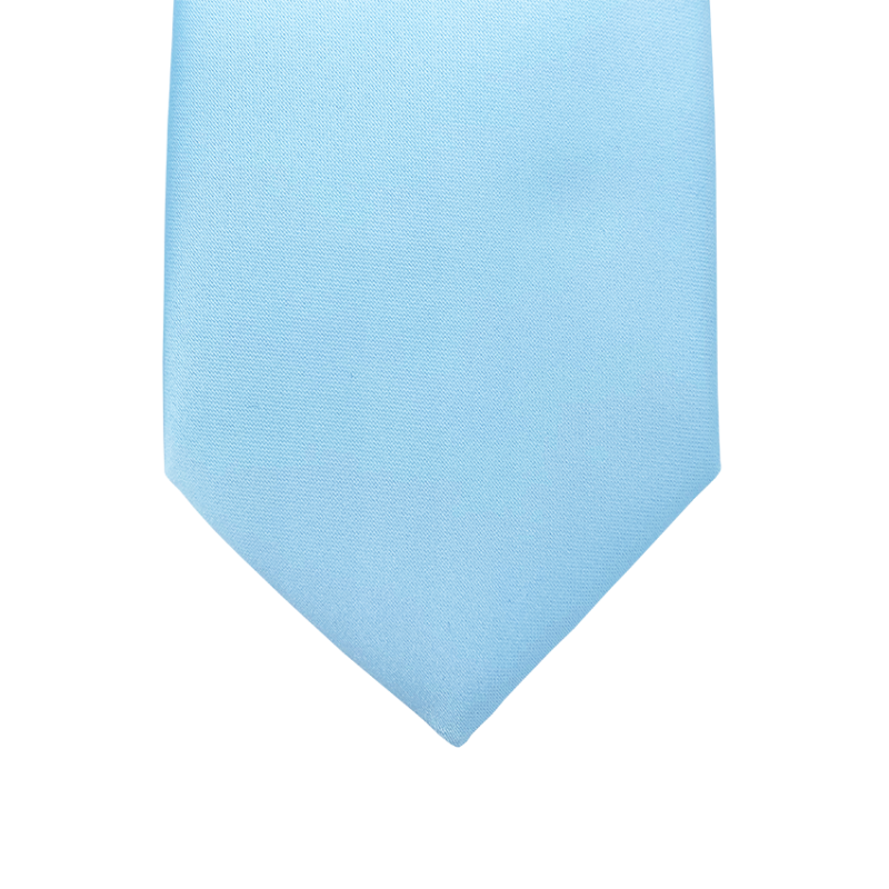 Classic tie plain sky blue