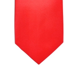 Cravate classique rouge