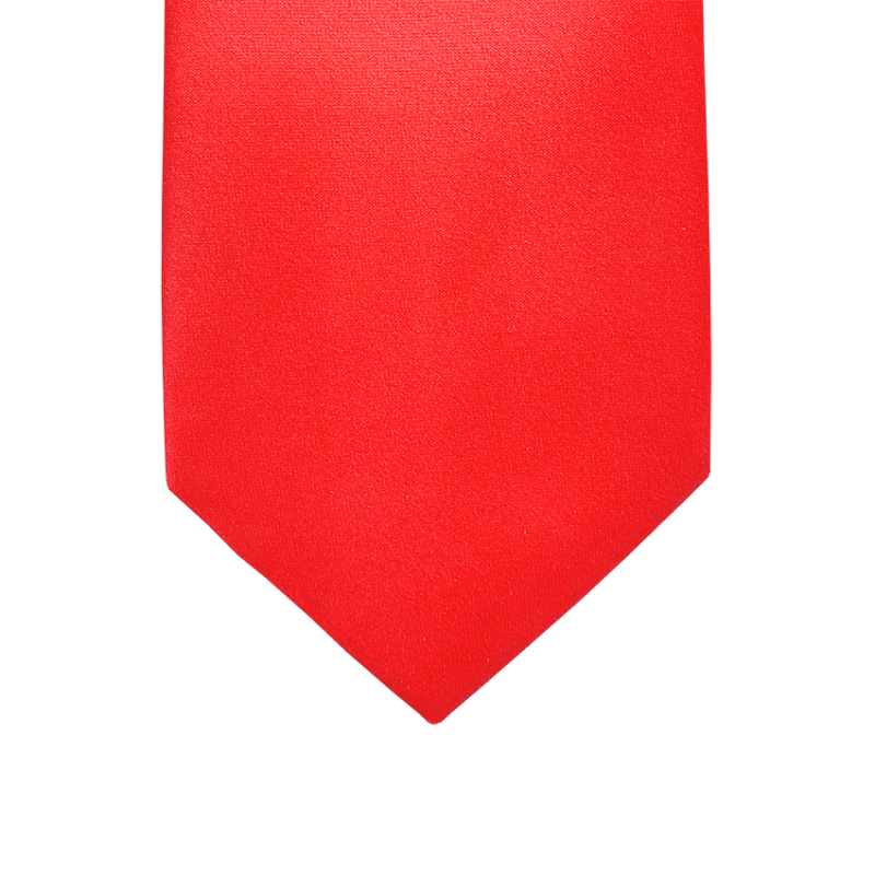 Cravate classique rouge