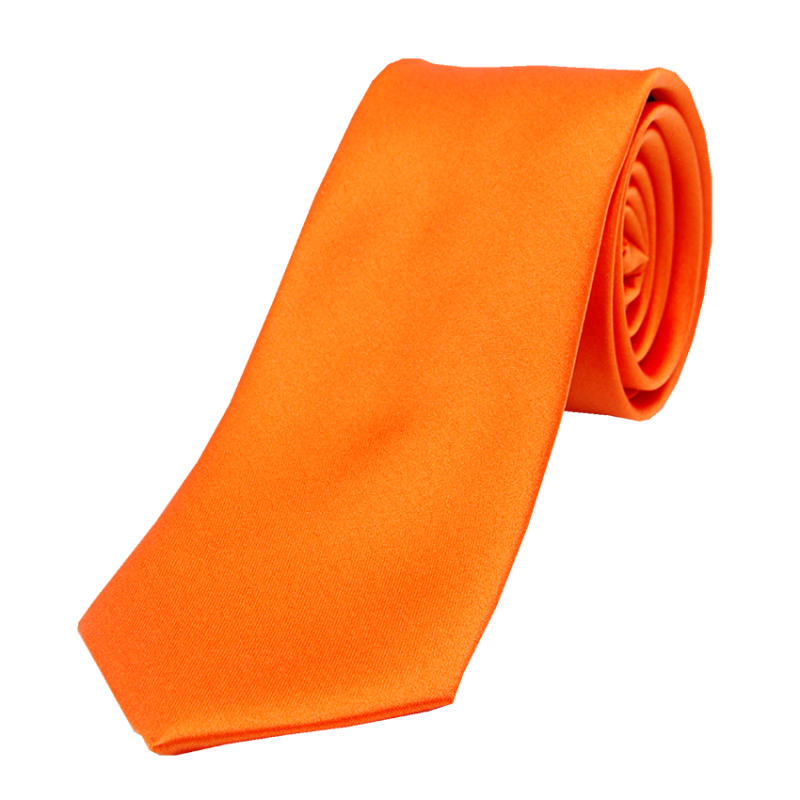 Cravate classique Orange