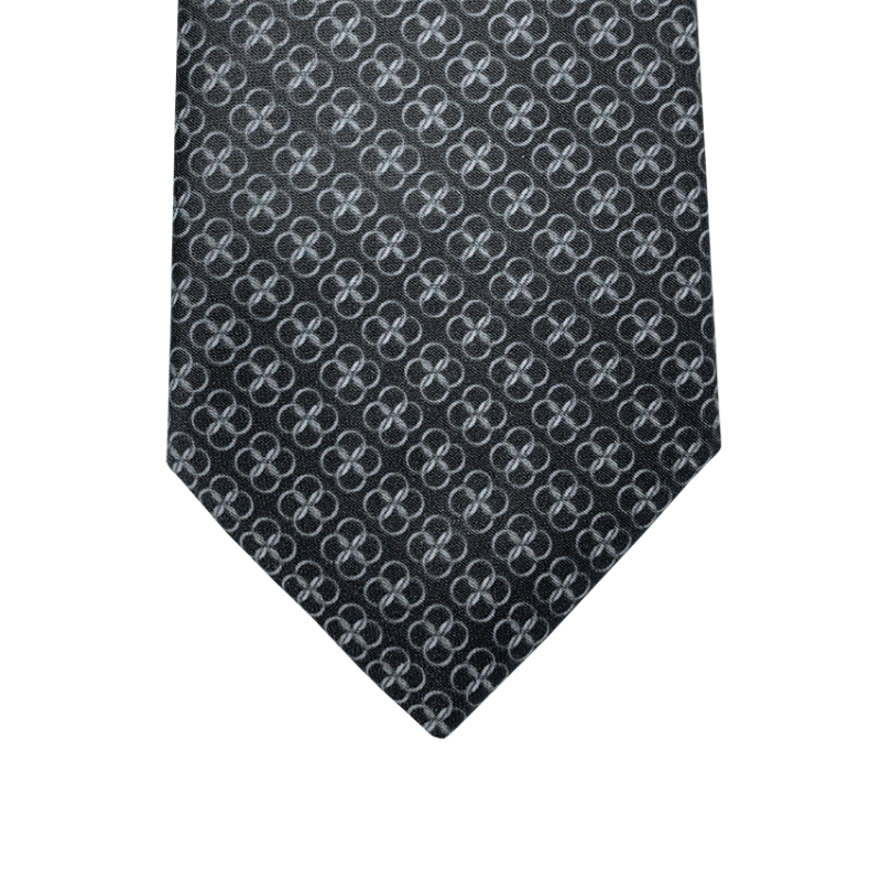 Tie geometric pattern ring