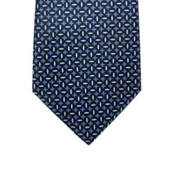 Cravate motif géométrique toile