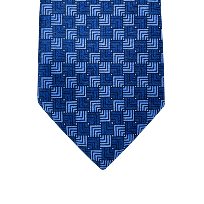 Tie geometric pattern wavepoint