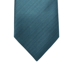 Cravate motif géométrique en diagonale bleue