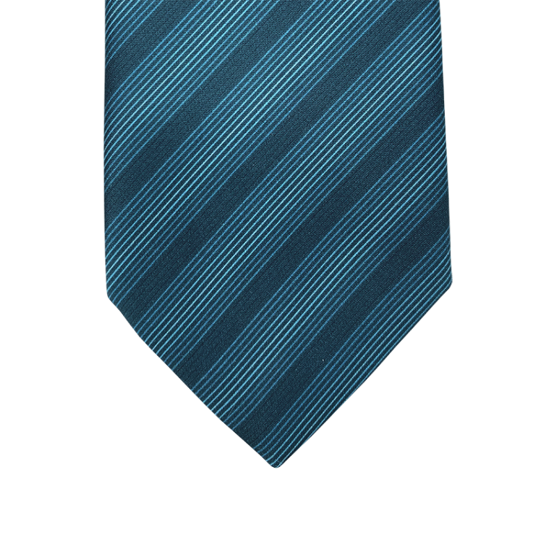 Tie pattern stripe blue and black