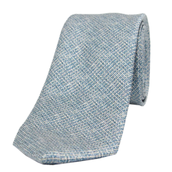 Cravate motif géométrique gris