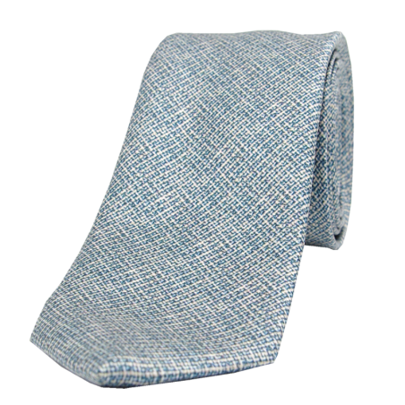 Cravate motif géométrique gris
