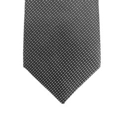 Tie geometric pattern agraffes