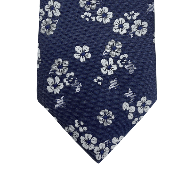 Tie fashion floral pattern