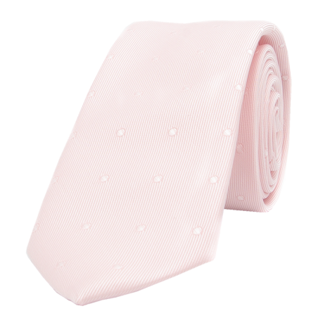 Tie pink pea pattern