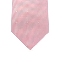 Tie pink pea pattern