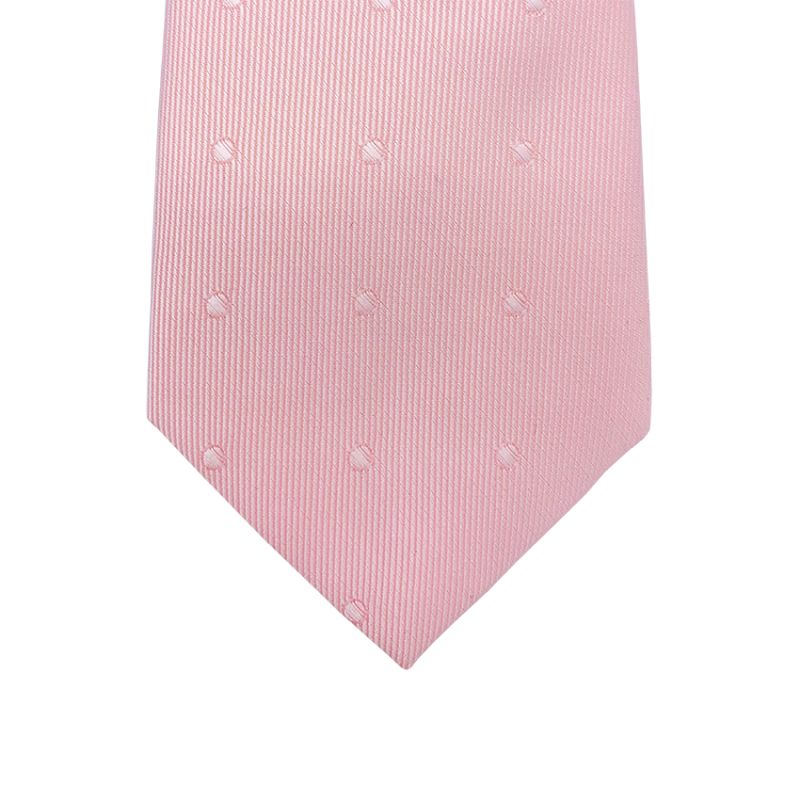 Tie pink pea pattern