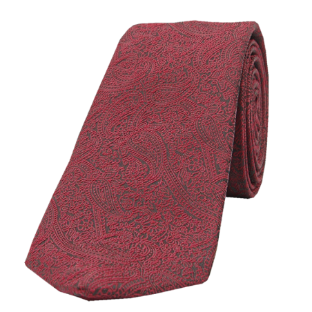 Cravate motif cachemire oriental