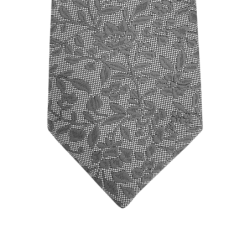 Tie floral pattern green color