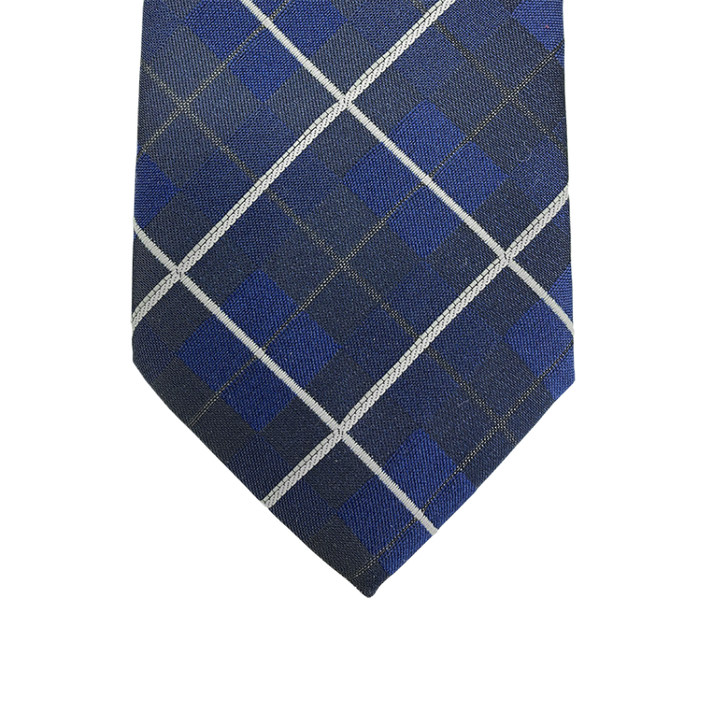 Tie pattern Scottish stripes simple