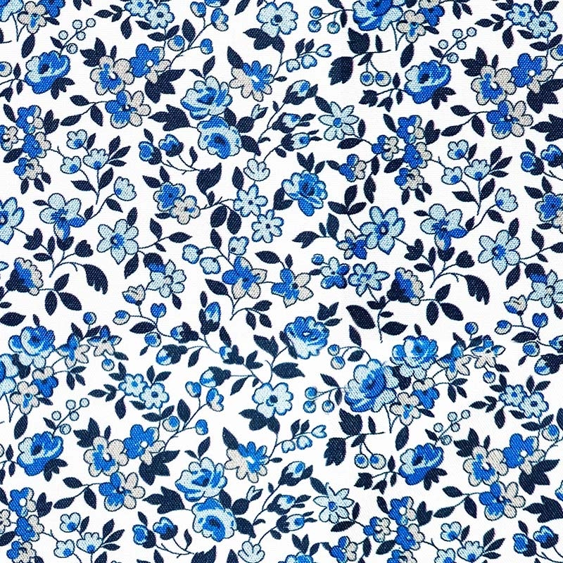 Pochette Liberty bleu clair 30x30