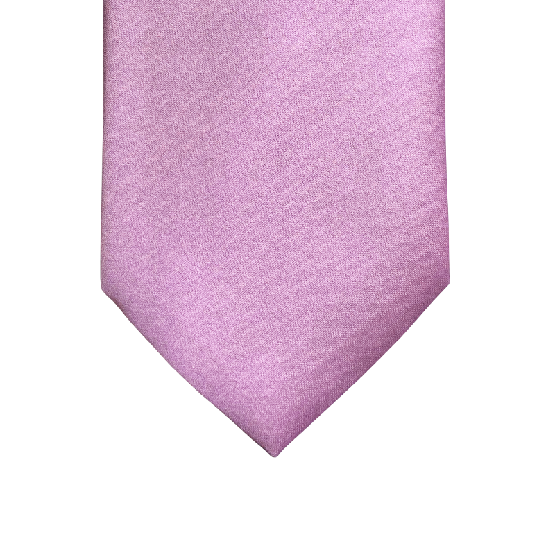 Classic tie plain light purple