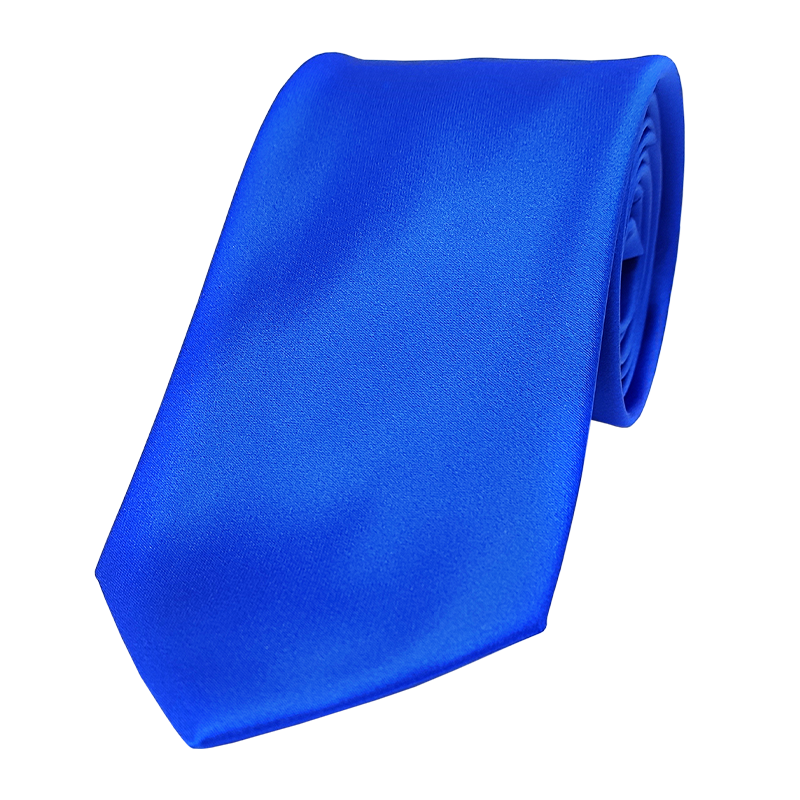 Cravate Classique Uni Bleu