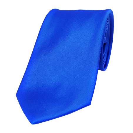 Classic tie plain blue