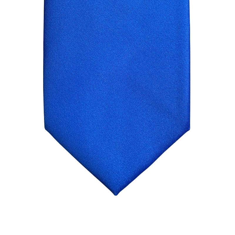 Classic tie plain blue