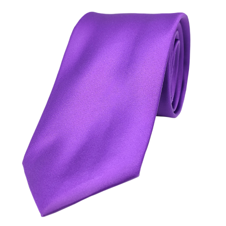 Classic tie plain purple