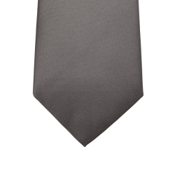 Cravate Uni gris fer
