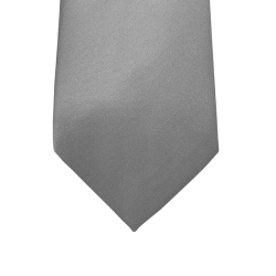 Plain tie cold grey