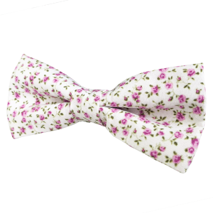 Floral bow tie