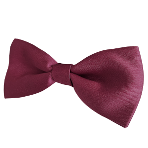 Solid color bow tie